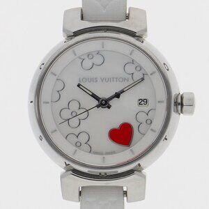 LOUIS VUITTON Watches Q121A Stainless Steel/leather Quartz